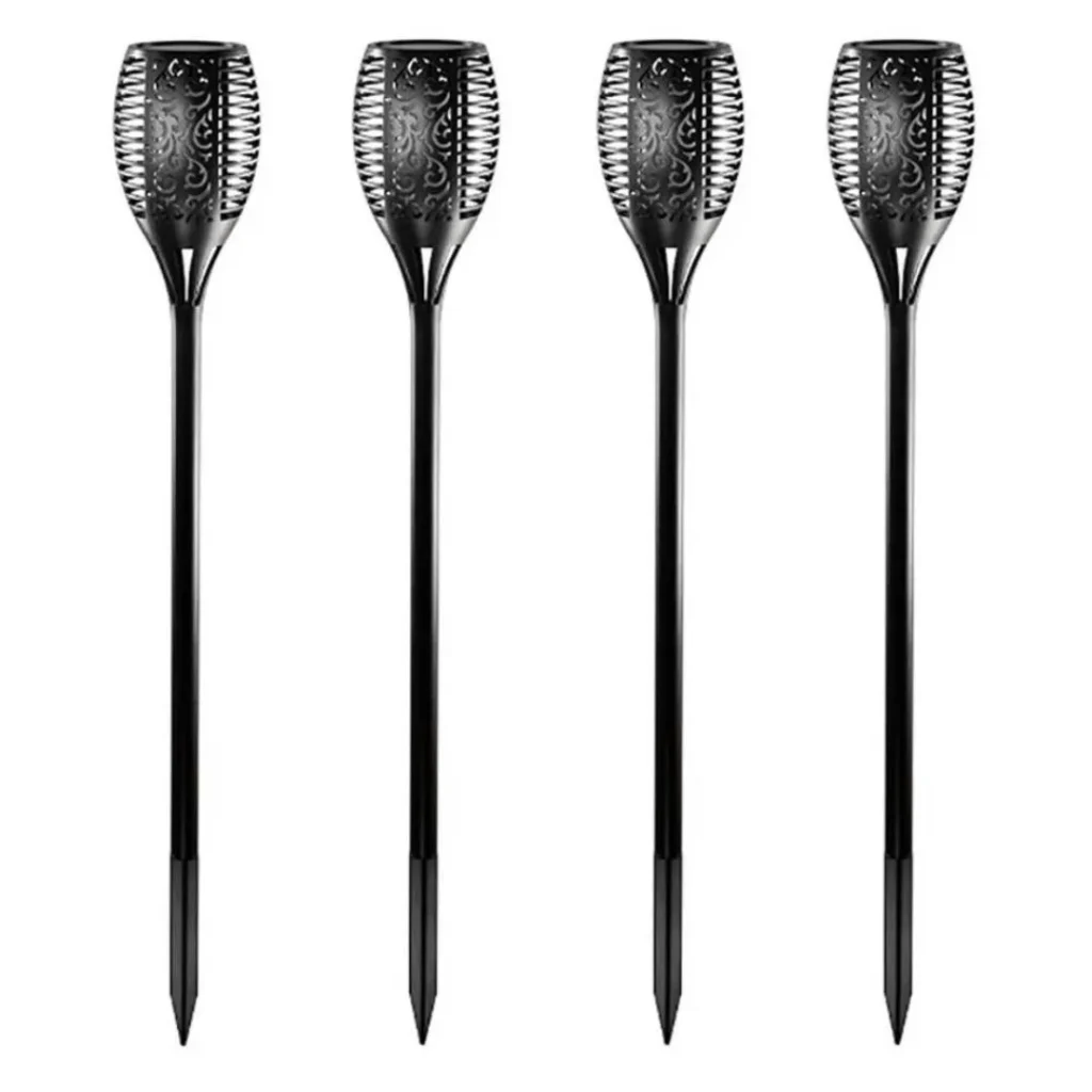  چراغ خورشیدی باغچه‌ای طرح شعله