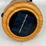 چراغ خورشیدی باغچه ای طرح چوب