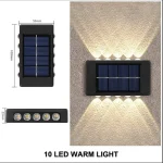 چراغ خورشیدی دکوراتیو 10LED( دو طرفه)