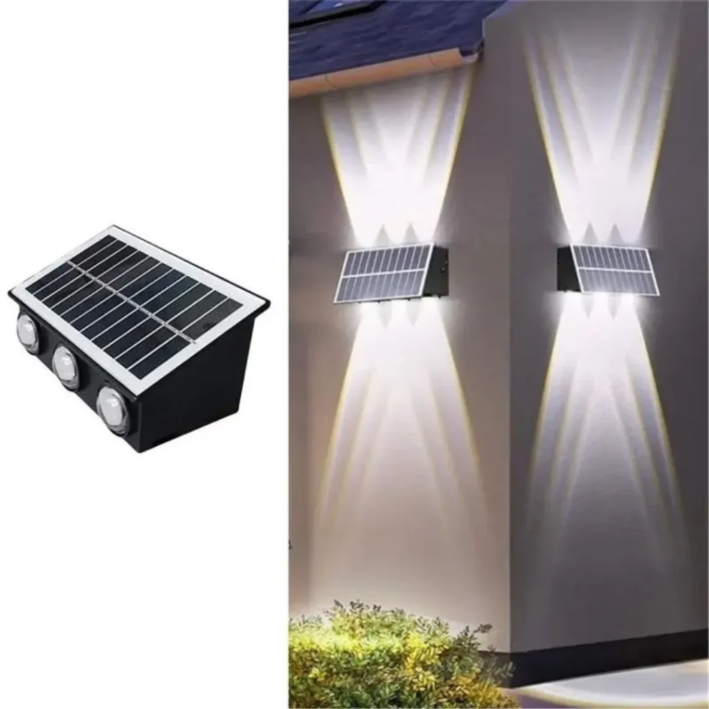 چراغ خورشیدی دکوراتیو 6LED diamond( دو طرفه)