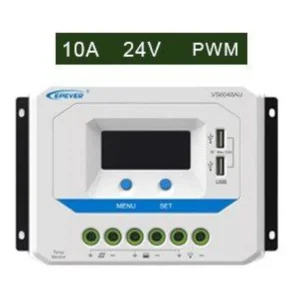 شارژ کنترلر خورشیدی 10 آمپر PWM برند Epever مدل VS1024AU