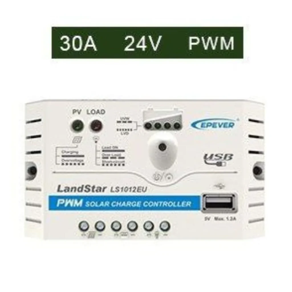 شارژ کنترلر خورشیدی 30 آمپر PWM برند Epever مدل LS3024EU