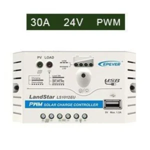 شارژ کنترلر خورشیدی 30 آمپر PWM برند Epever مدل LS3024EU