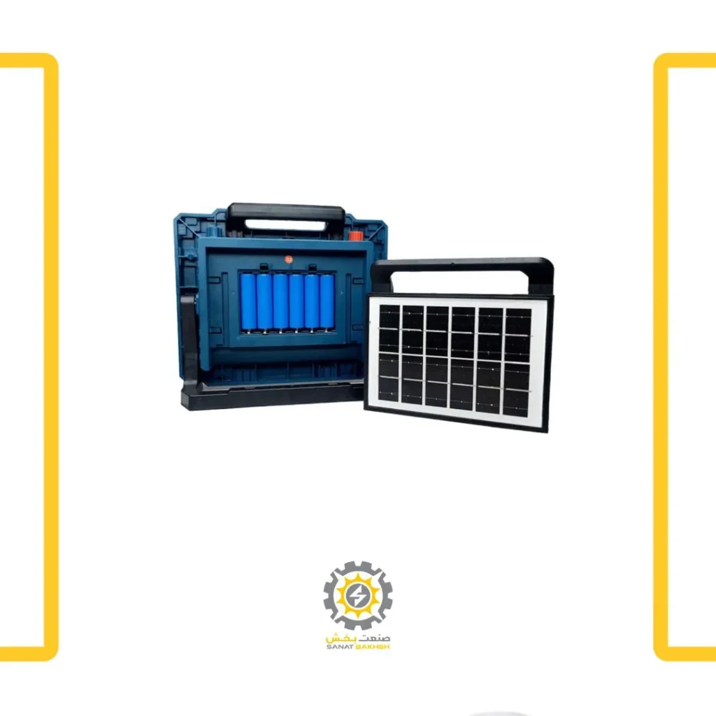 چراغ پرتابل خورشیدی 200w
